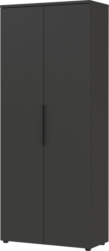 GERMANIA GW-Mailand Filing Cabinet Chipboard 4 Shelves 810 x 400 x 1,970 mm Graphite