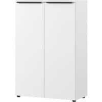 GERMANIA GW-Mailand Filing Cabinet Chipboard 2 Shelves 810 x 400 x 1,200 mm White