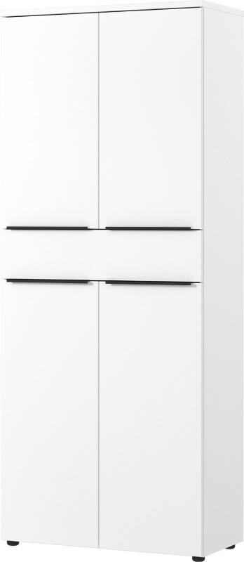 GERMANIA GW-Mailand Chipboard Filing Cabinet 810 x 400 x 1,970 mm White