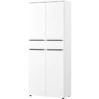 GERMANIA GW-Mailand Chipboard Filing Cabinet 810 x 400 x 1,970 mm White