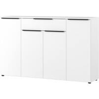 GERMANIA GW-Mailand Sideboard Chipboard 5 Shelves 1,610 x 400 x 1,010 mm White