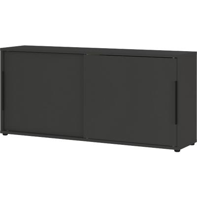 GERMANIA GW-Mailand Sliding Door Cabinet Chipboard 2 1,600 x 400 x 740 mm Graphite