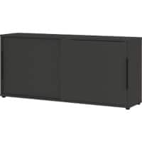 GERMANIA Sliding Door Cabinet 4373-547 Graphite 1,600 x 400 x 740 mm