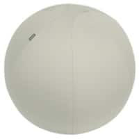 Leitz Ergo Ergonomic Sitting Ball 6542 Stopper Function Carry Handle Washable 65 cm Up to 150 kg Light Grey