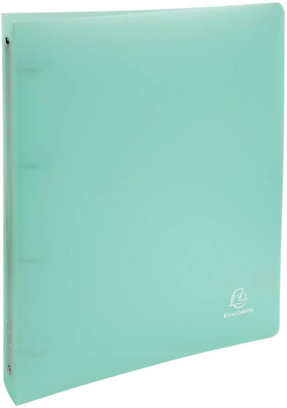 Exacompta Chromaline Pastel 30 mm Ring Binder PP (Polypropylene) A4+ 4 Rings Pastel Green 51973E 1Pack of 5