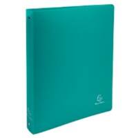 Exacompta OpaK 30mm Ring Binder PP (Polypropylene) A4+ 4 rings Dark Green 512803E Pack of 20