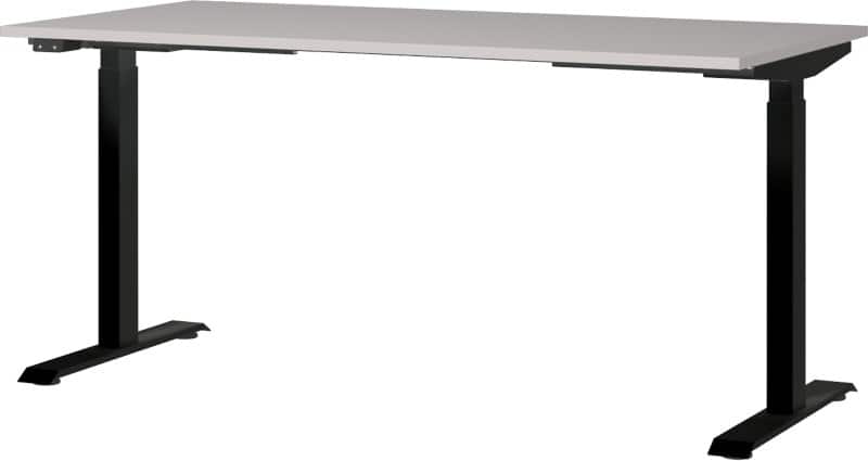 GERMANIA GW-Mailand Height Adjustable Sit Stand Desk T-Foot 1,600 (W) x 800 (D) x 1,200 (H) mm Chipboard, Metal