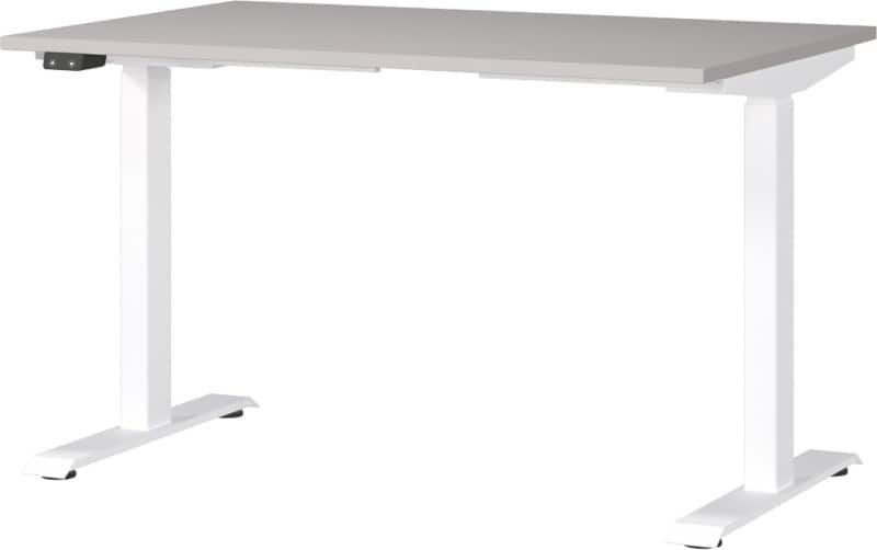 GERMANIA GW-Mailand Height Adjustable Sit Stand Desk T-Foot 1,200 (W) x 800 (D) x 1,200 (H) mm Chipboard, Metal