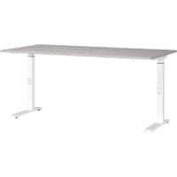 GERMANIA GW-Mailand Height Adjustable Office Desk C-Foot 1,600 (W) x 800 (D) x 910 (H) mm Chipboard, Metal