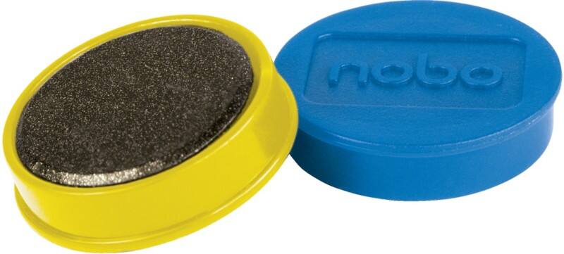 Nobo Whiteboard Magnets Assorted 0.8 kg Bearing Capacity 32 mm Pack of 10