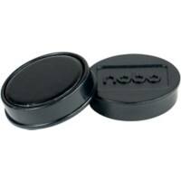 Nobo Whiteboard Magnets 1915298 32 mm Round Black Pack of 10