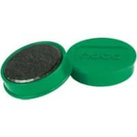 Nobo Whiteboard Magnets Green 0.8 kg Bearing Capacity 32 mm Pack of 10