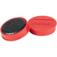 Nobo Whiteboard Magnets Red 0.8 kg Bearing Capacity 32 mm Pack of 10