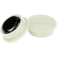 Nobo Whiteboard Magnets 1915294 24 mm Round White Pack of 10