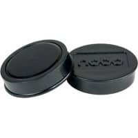 Nobo Whiteboard Magnets Black 2.5 kg Bearing Capacity 38 mm Pack of 10