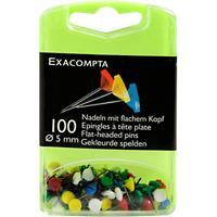 Exacompta Map Pins 5 mm Assorted Pack of 100