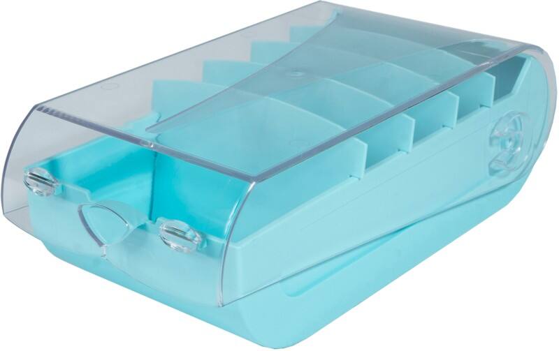 Exacompta Aquarel Index Cards Box A7 Plastic 900 Cards Pastel Green Pack of 8