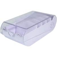 Exacompta Aquarel Index Cards Box A7 Plastic 900 Cards Mauve Pack of 8