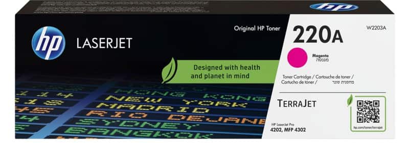 HP 220A Original Toner Cartridge W2203A Magenta