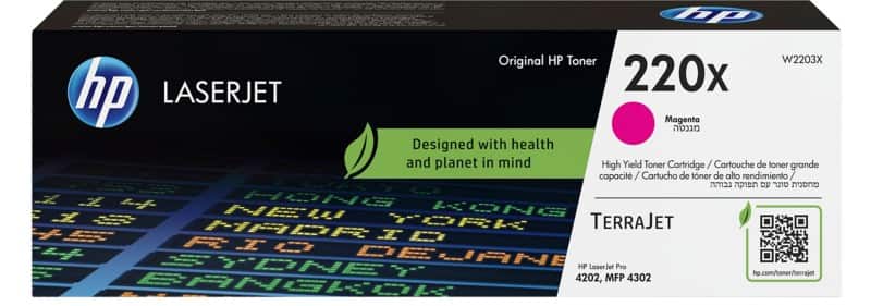 HP 220X Original Toner Cartridge W2203X Magenta