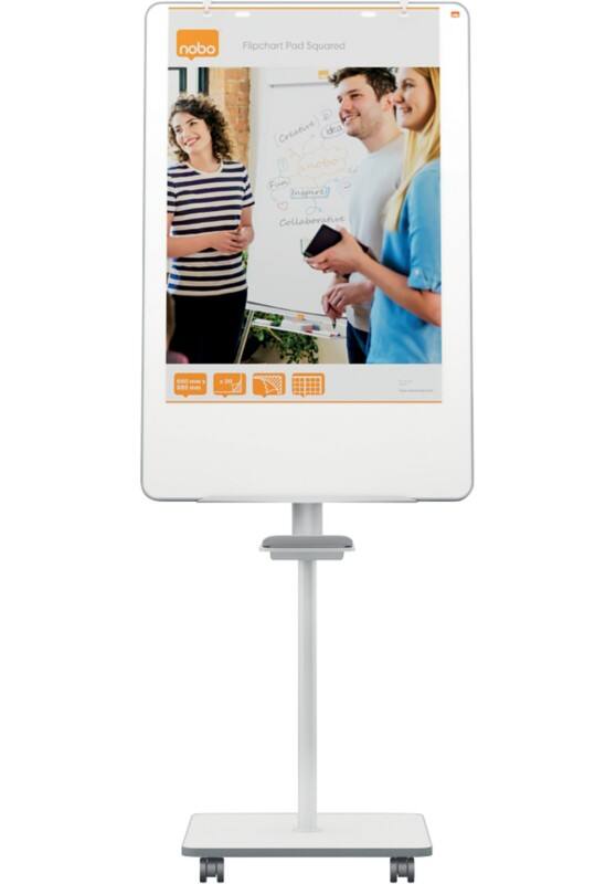 Nobo Move & Meet Flipchat Easel Steel Light Grey