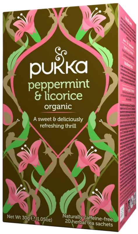 Pukka Caffeine-free Peppermint and Licorice Tea Bags Pack of 20