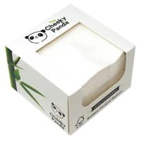 The Cheeky Panda Cocktail Napkins 3 Ply Bamboo White 43 x 29 x 48 cm Pack of 100