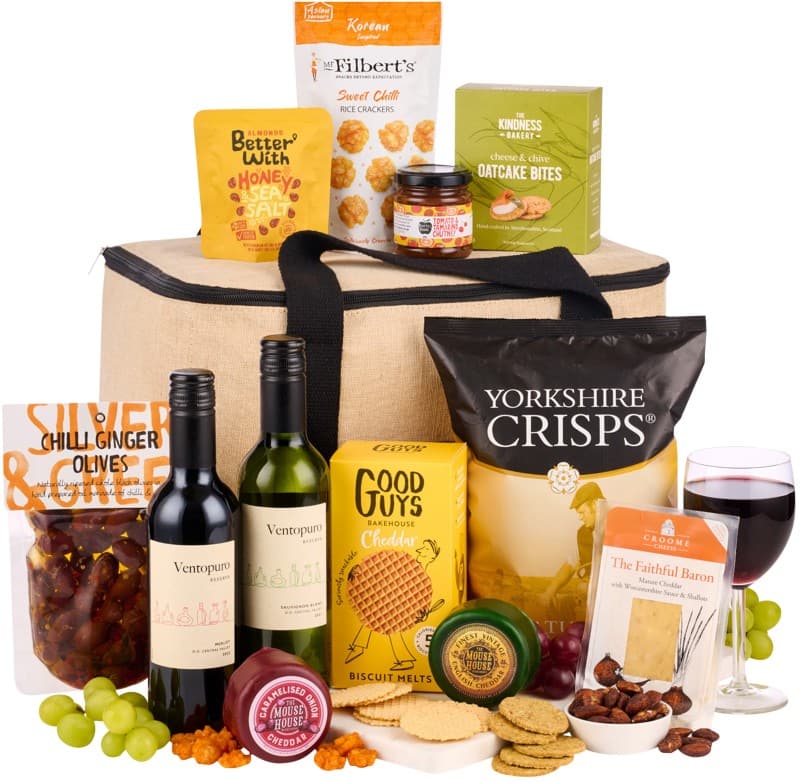 Hampers of Distinction The Cheese Connoisseur Hamper Basket