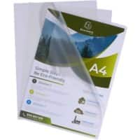 Exacompta Forever Cut Flush Folder A4 Transparent PP (Polypropylene) 120 Micron Pack of 100