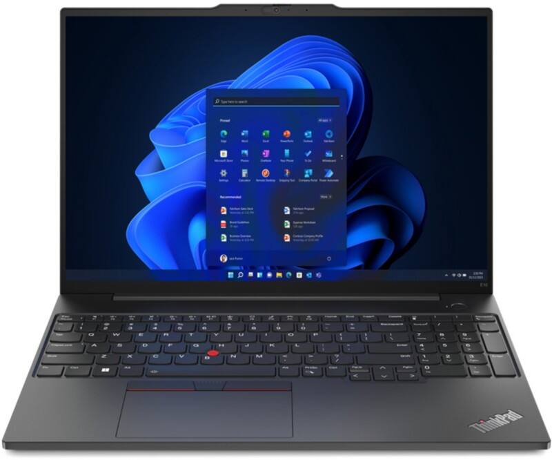 Lenovo ThinkPad E16 Laptop 40.6 cm (16") 7530U 2 GHz 8 GB AMD Radeon Graphics Windows 11 Pro