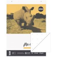 Rhino Flipchart Pad Dotted A1 30 80 gsm 30 Sheets Pack of 5