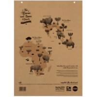 Rhino Flipchart Squared A1 40 70 gsm 40 Sheets Pack of 5