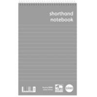 Rhino Notebook Ruled Spiral Bound Top Bound Art Silk Soft Cover White 260 Pages Pack 10