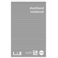 Rhino Notebook Ruled Spiral Bound Top Bound Art Silk Soft Cover White 160 Pages Pack 10