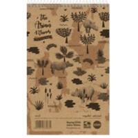 Rhino Notebook Ruled Spiral Bound Top Bound Recycled Board Soft Cover White 160 Pages Pack 10