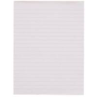 Rhino Notebook A5 Ruled Soft Cover White ES5F-0 40 Sheets Pack of 10