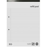 Rhino Notebook A4 Ruled Soft Cover White Not perforated R4RP-2 80 Sheets Pack of 10