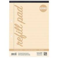 Rhino Notebook A4 Ruled Soft Cover WhiteHACFM-2 50 Sheets Pack of 6