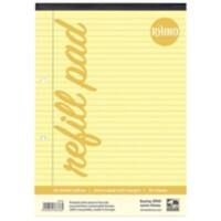 Rhino Notebook A4 Ruled Soft Cover White Not perforated HAYFM-6 50 Sheets Pack of 6