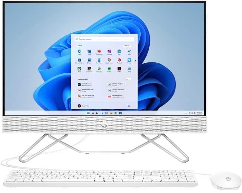 HP 24-cb1039na Intel Core i3 i3-1215U 60.5 cm (23.8") All-in-One PC 8 GB DDR4-SDRAM 256 GB SSD Windows 11 Home