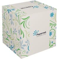 Papernet Cubed Premium Soft Facial Tissues 3 Ply 422620 12 Packs of 60 Sheets