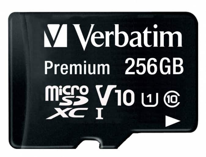 Verbatim Premium MicroSDXC Card 256 GB Class 10