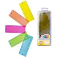 Pukka Pad Irlen Reading Overlay Plastic Assorted 19 cm IRLOVERLAY Pack of 5