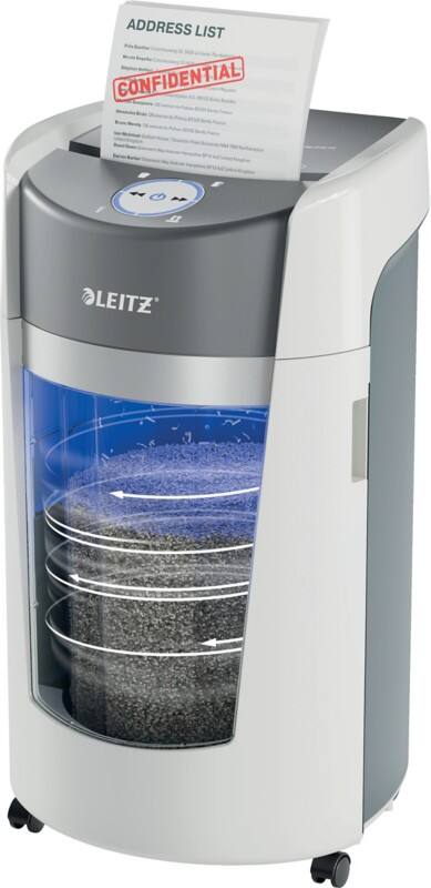 Leitz IQ OptiMax Shredder 11 Sheets Micro Cut Security Level P-5 35 L 8360