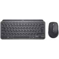 Logitech Business Keyboard and Mouse Wireless QWERTY with bluetooth Graphite 920-011060