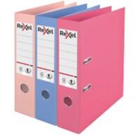 Rexel Solea Lever Arch File A4 Assorted 2 ring 2115711 PP (Polypropylene)  Pack of 3