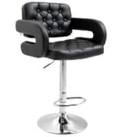 HOMCOM Barstool Black 835-008V70BK 64 x 50 x 114 cm