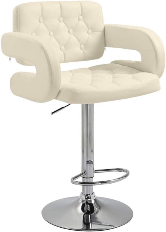 HOMCOM Barstool Beige 835-008V70WT 64 x 50 x 114 cm