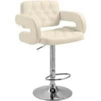 HOMCOM Barstool Beige 835-008V70WT 64 x 50 x 114 cm