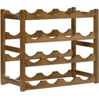 HOMCOM Wine Rack Bamboo 430 x 235 x 380 mm Brown